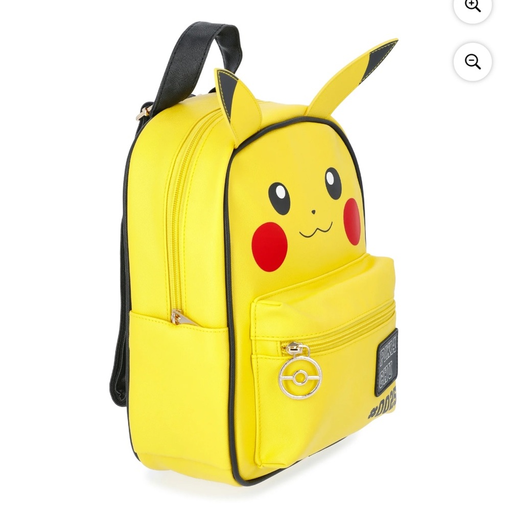 Pokemon Pikachu 10.5" Mini Backpack, Yellow - Picture 4 of 4